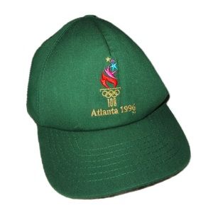 Vintage Atlanta 1996 Olympics green hat
